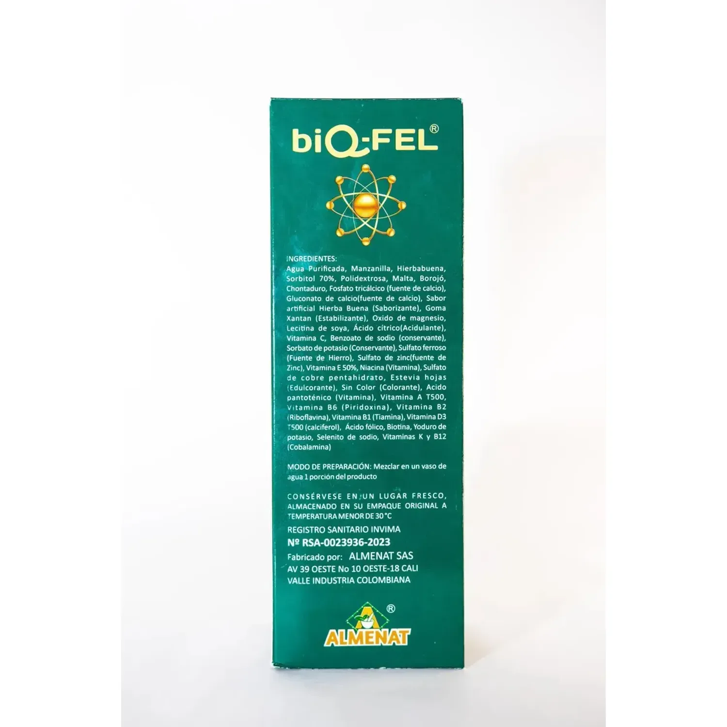 BiQ-FEL 500ml Con Chontaduro y Borojo
