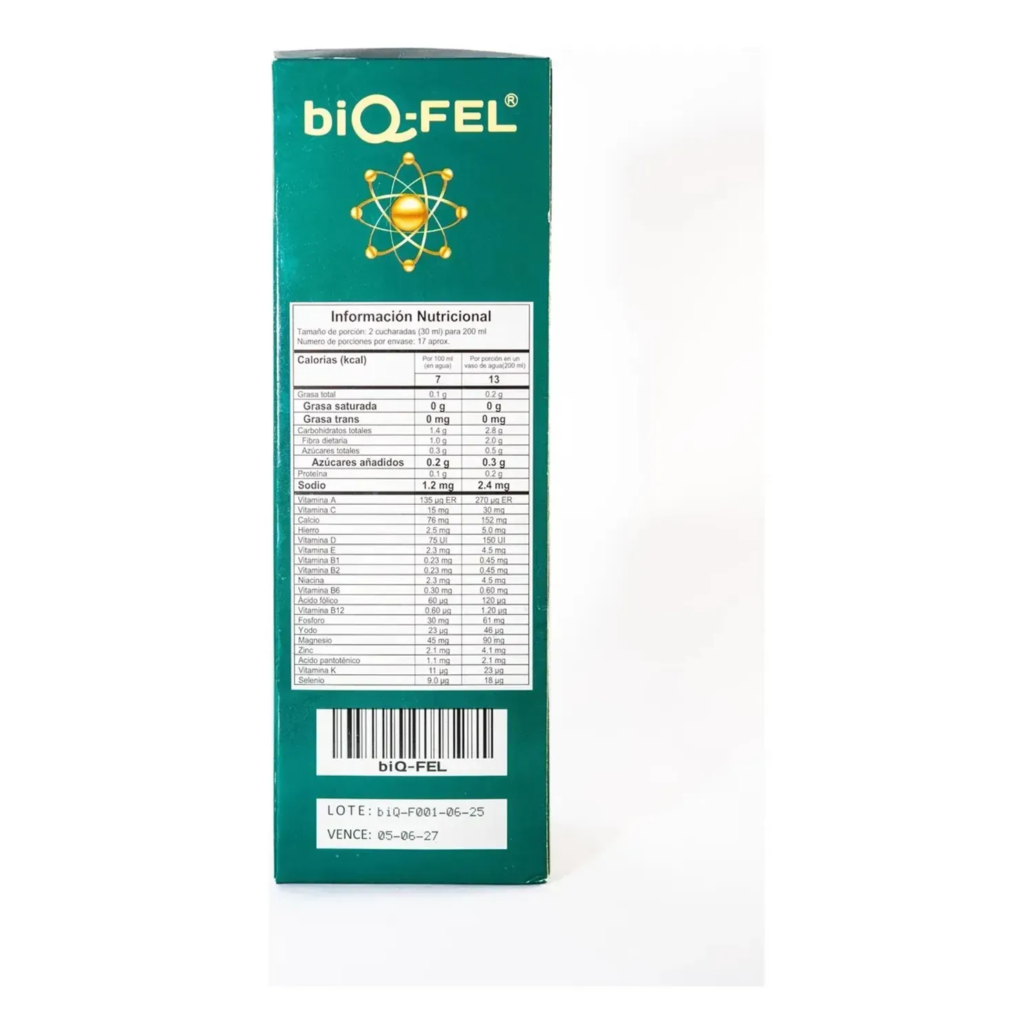 BiQ-FEL 500ml Con Chontaduro y Borojo