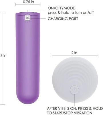 Balita Vibradora Control Remoto 10 Modos