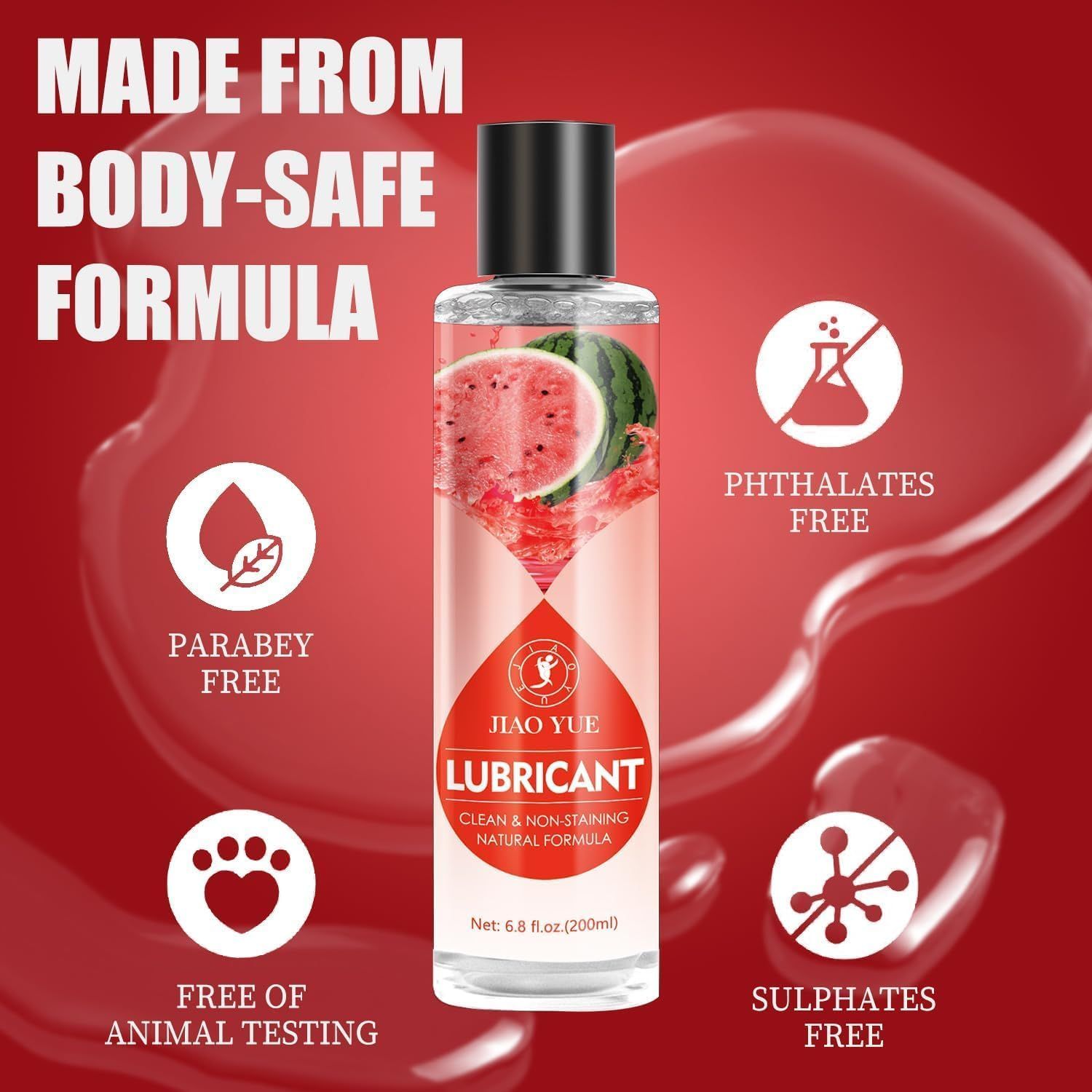 Lubricante Sabor Sandia Larga Duracion 200ml