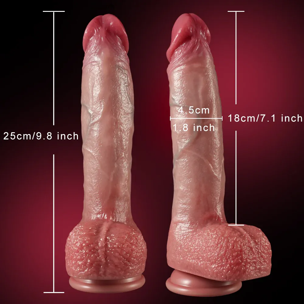 Dildo Realista de 25cms / 9.8&quot; con Ventosa
