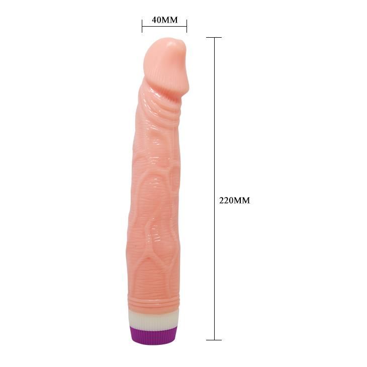 Dildo Vibrador con Movimiento 8.5&quot; / 22cms