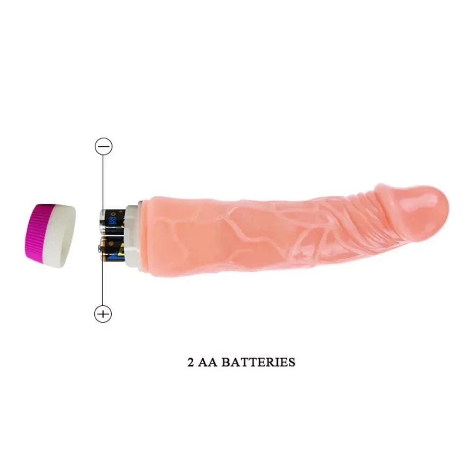 Dildo Vibrador con Movimiento 8.5&quot; / 22cms