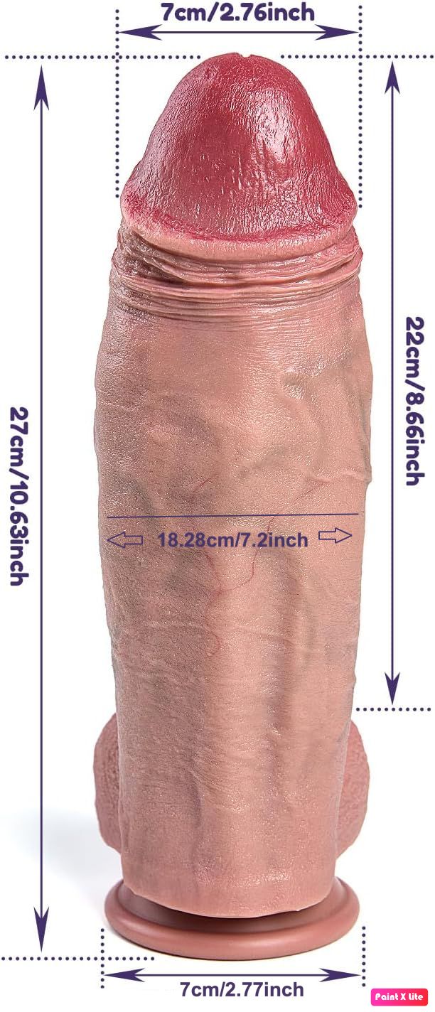 Dildo Hiper Realista 28cms Extra Grueso