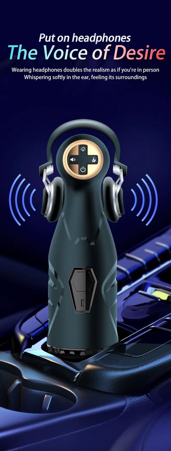 Masturbador y Vibrador con Succion