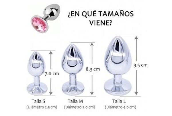 Plug Corazon Oro Rosado M