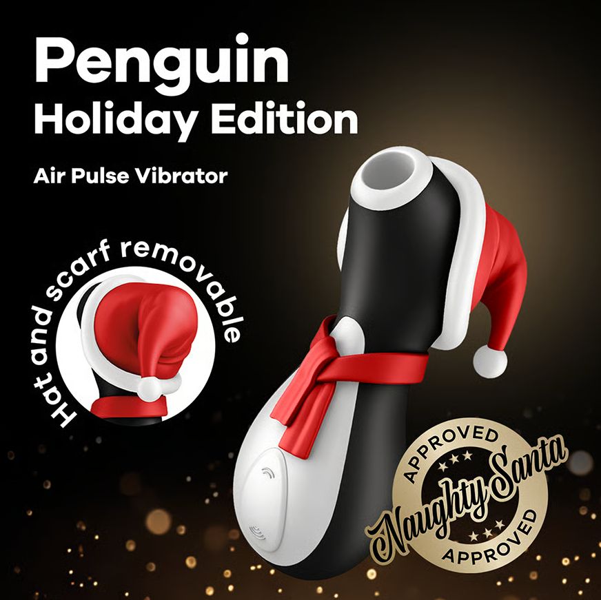 Succionador Pingüino Satisfyer Edición Navideña