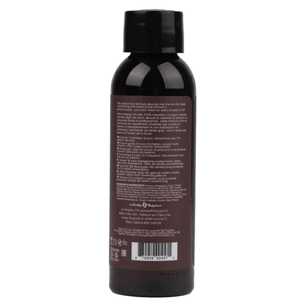 Loción de masaje corporal Earthly - Skinny Dip 2 oz