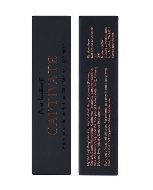 Feromona para Hombre CAPTIVATE Pure Instinct 10.2ml