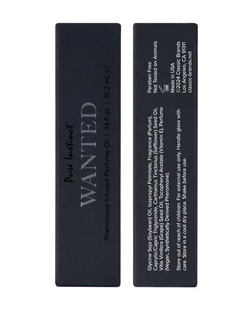 Feromona para Hombre WANTED Pure Instinct 10.2ml
