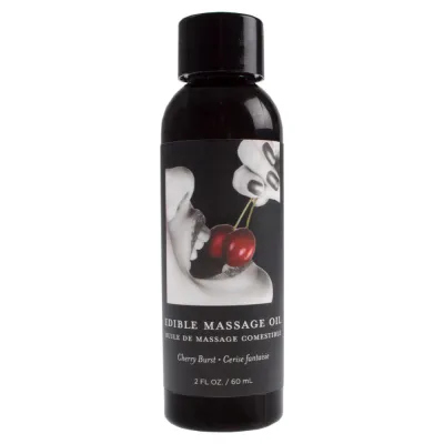 Aceite de masaje comestible Earthly Body - Cereza 2 oz