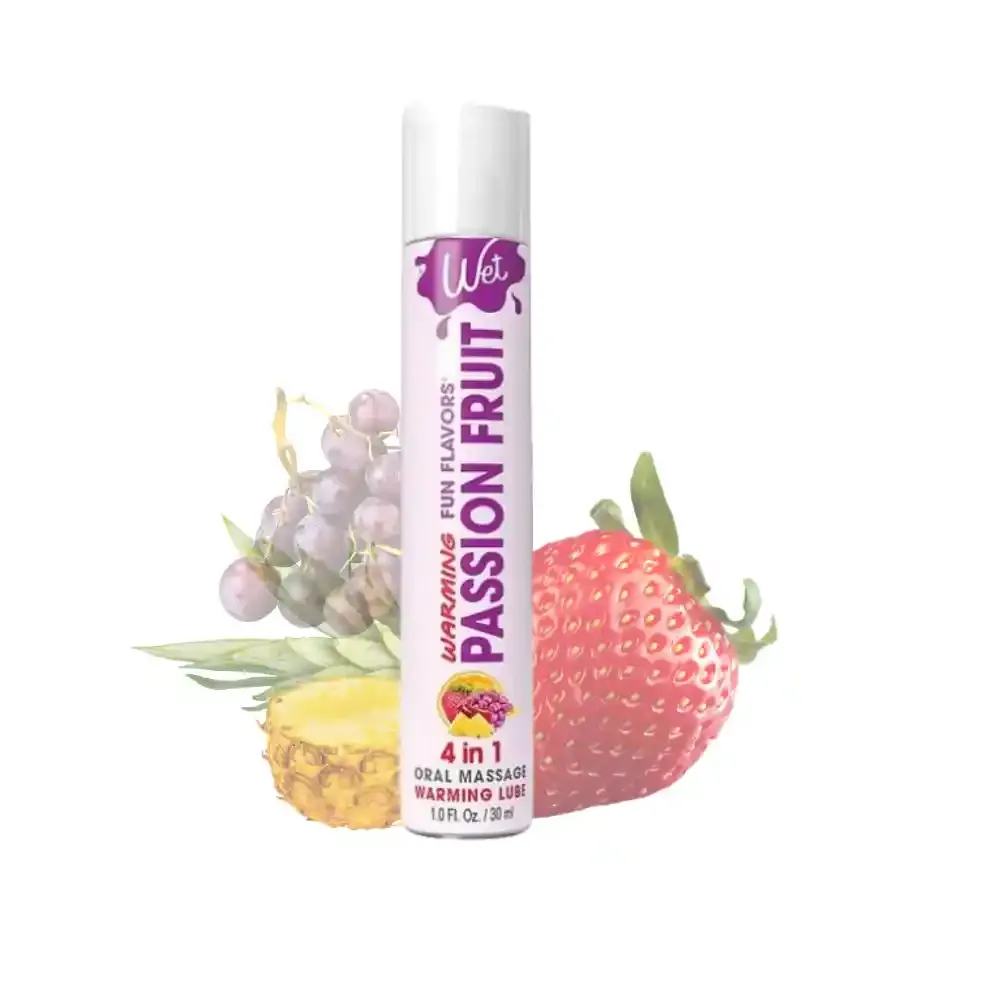 Lubricante 4 en 1 Wet Térmico Passion Punch de 1 oz
