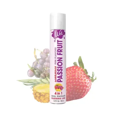 Lubricante 4 en 1 Wet Térmico Passion Punch de 1 oz