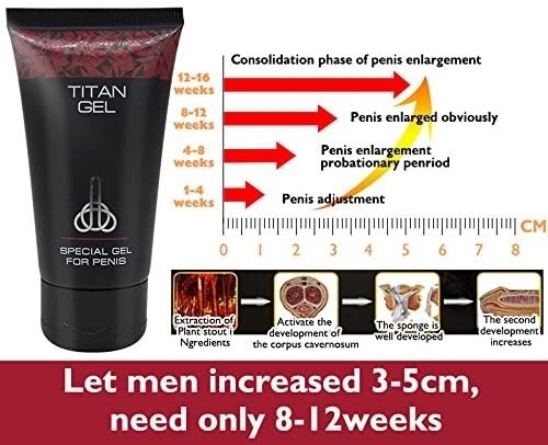 GEL DE AGRANDAMIENTO  TITAN RED