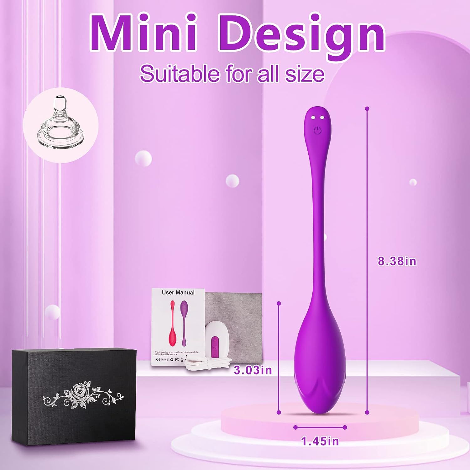 Huevo Vibrador Inteligente por APP + Control Remoto
