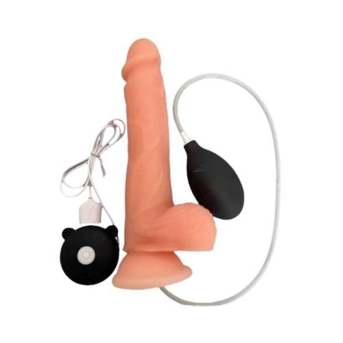 DILDO EYACULADOR Y VIBRADOR RECARGABLE