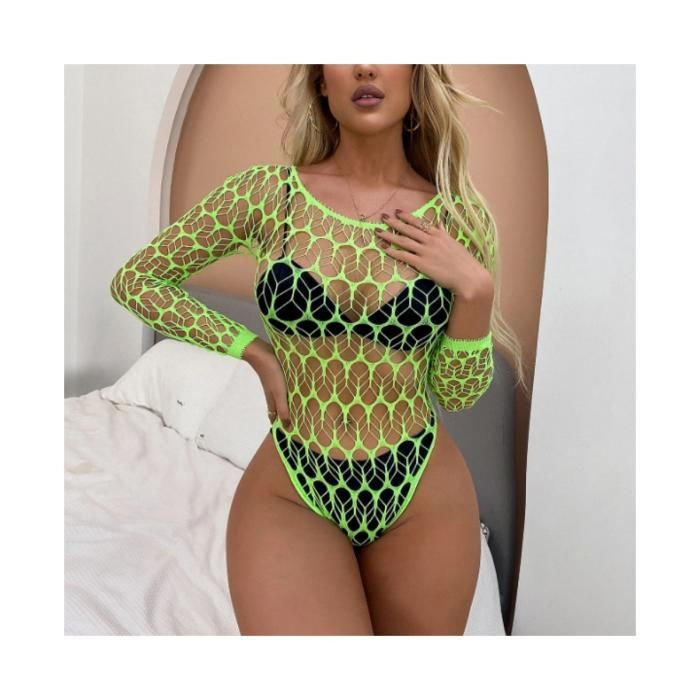 Body Stock de Malla Sexy