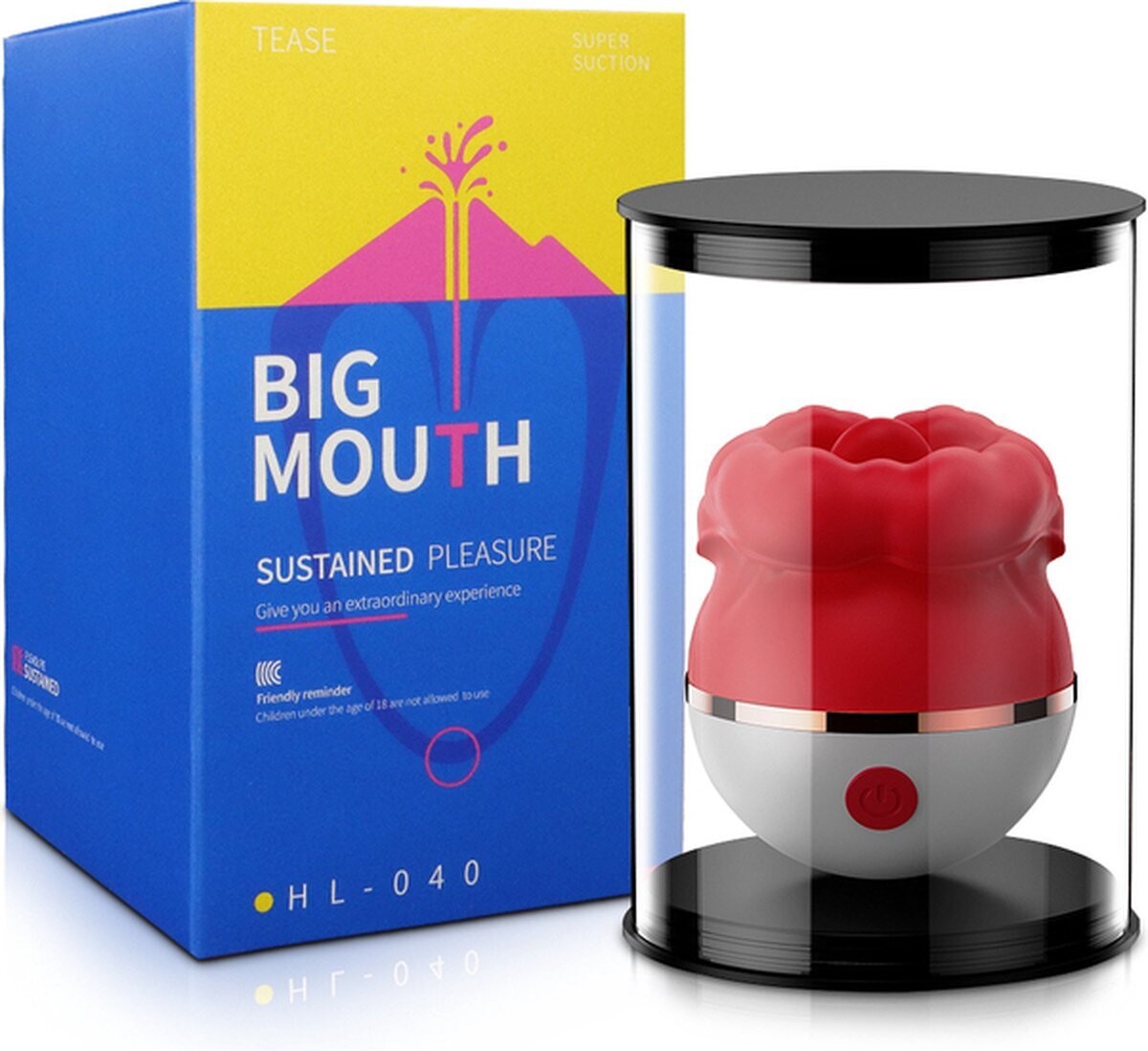 VIBRADOR Y SUCCIONADOR TIPO BOCA
