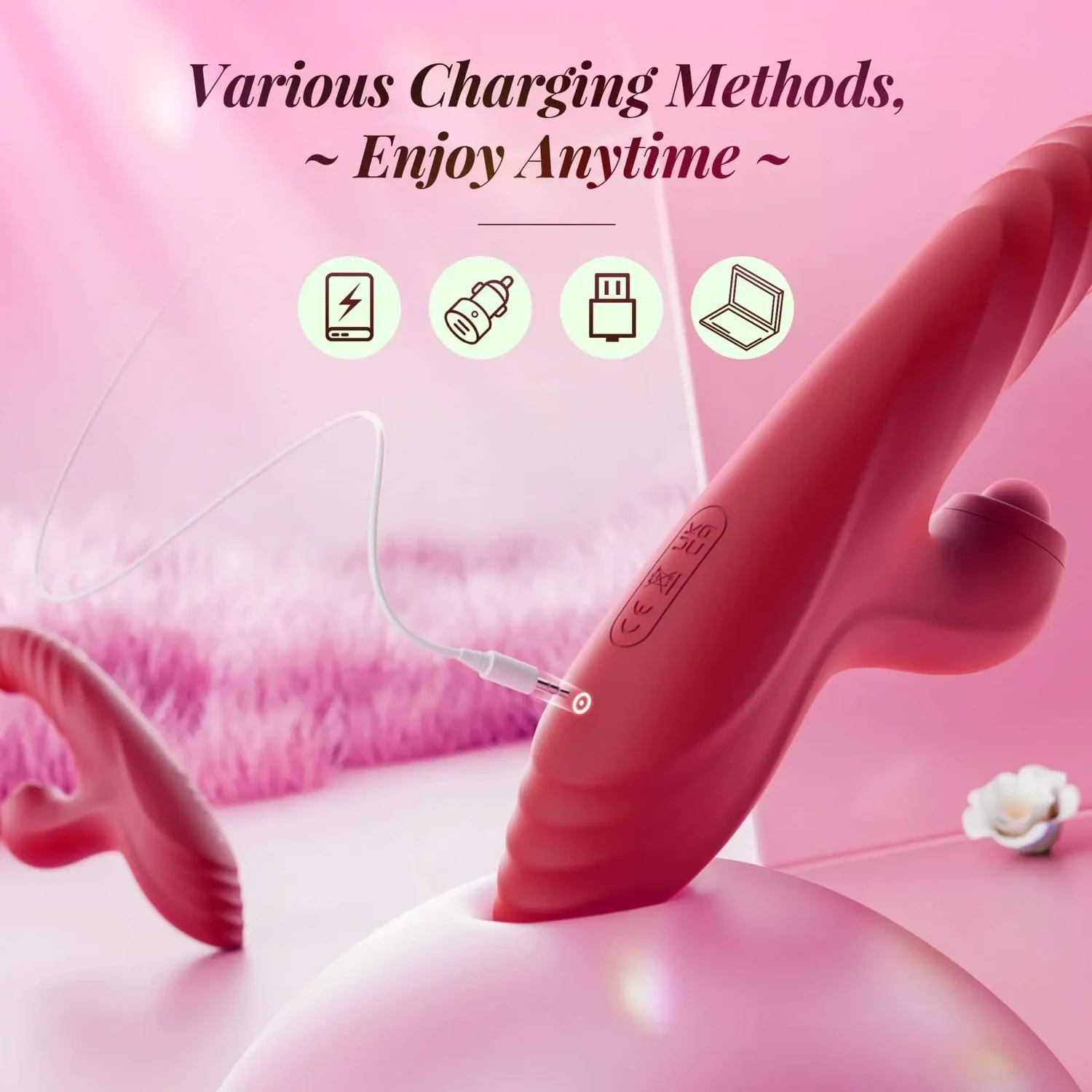 VIBRADOR MULTIFUNCIONAL DAPHNE 4 EN 1
