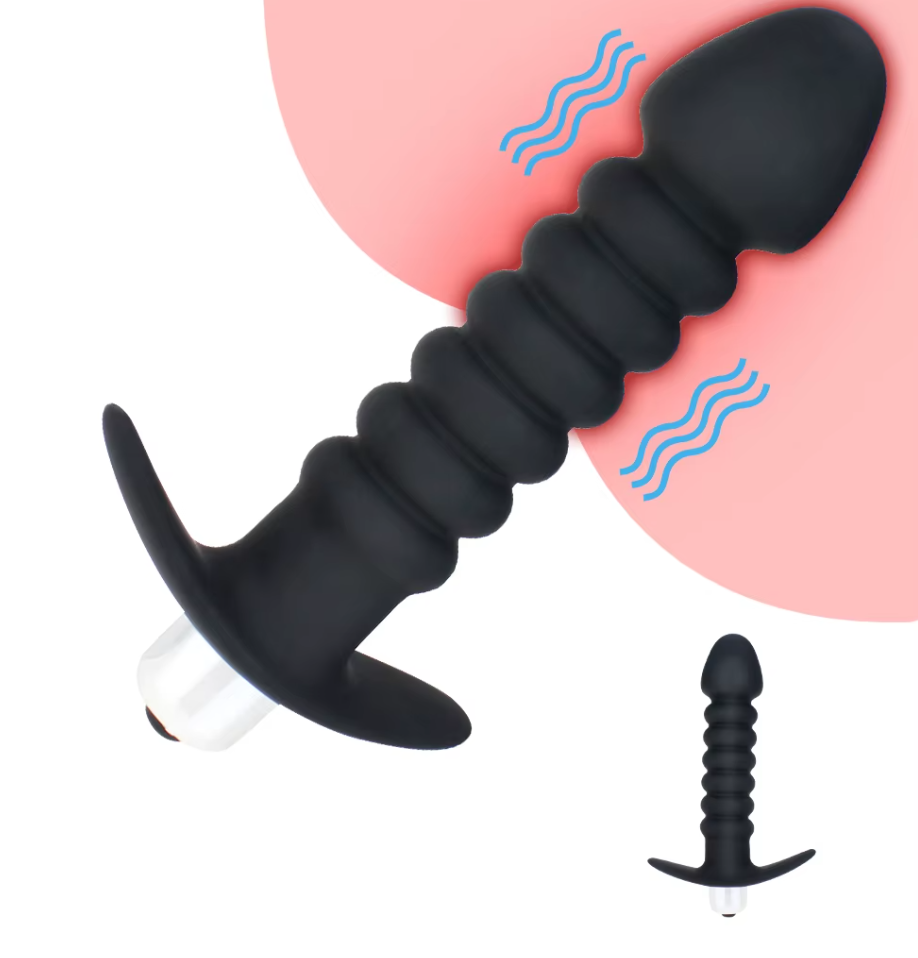 Varita Anal con Vibracion Talla M