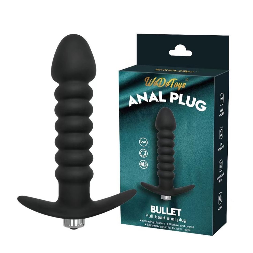 Varita Anal con Vibracion Talla M