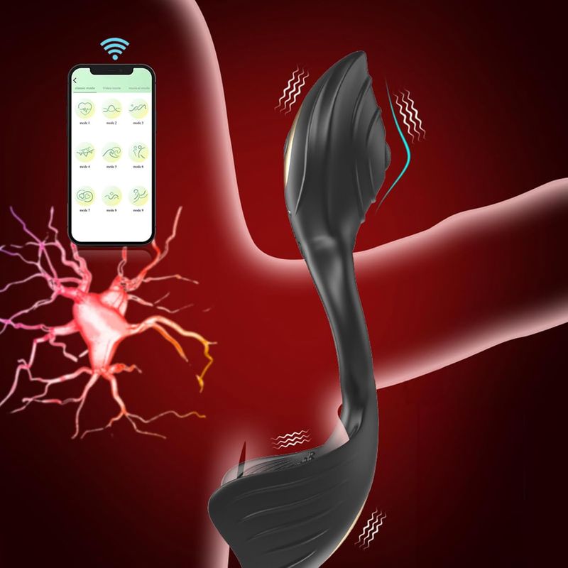 Super Anillo VIbrador Triple Estimuación + APP