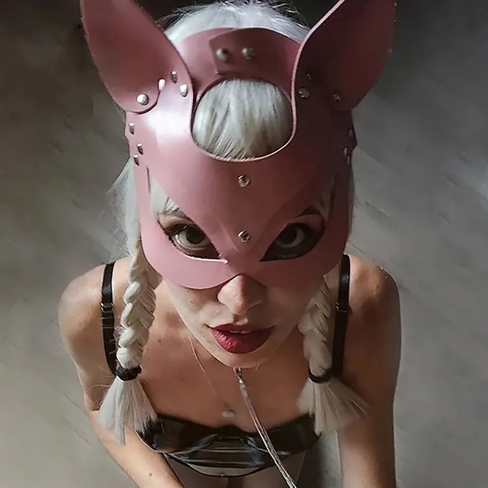 Mascara Antifaz Bondage  Gatita