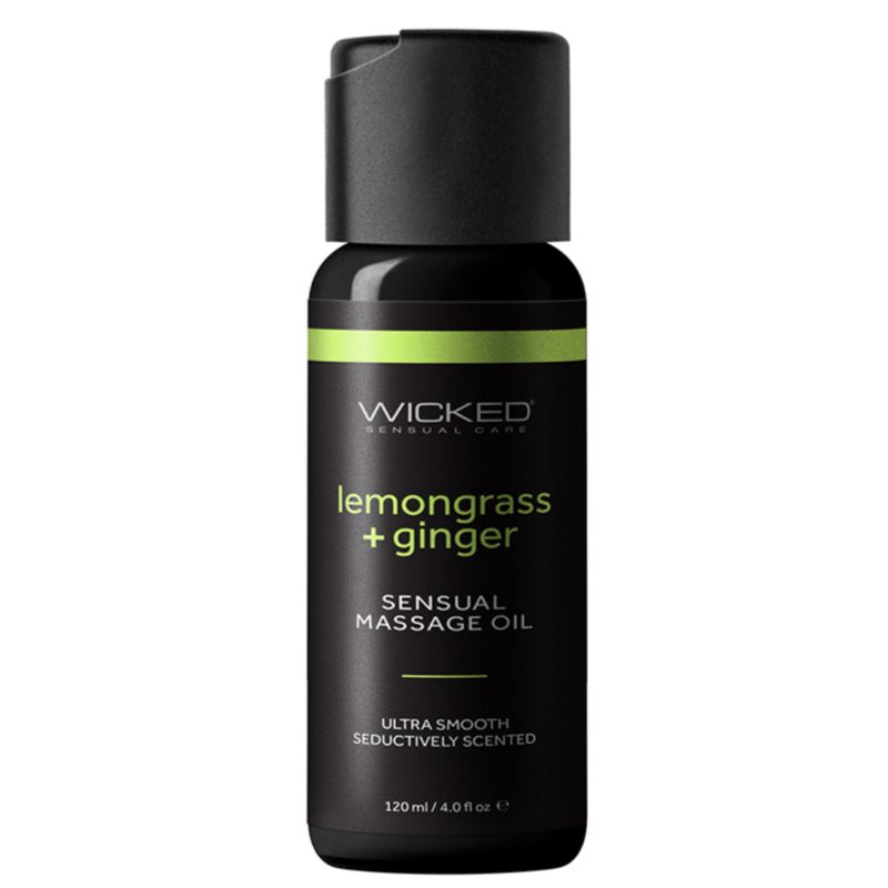 Aceite de Masaje Wicked Sensual - Limoncillo y Jengibre 4Oz