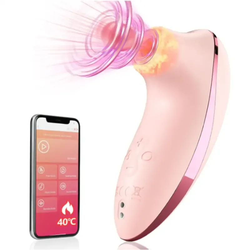 Succionador  HIBA de Clitoris con APP + Calefacción