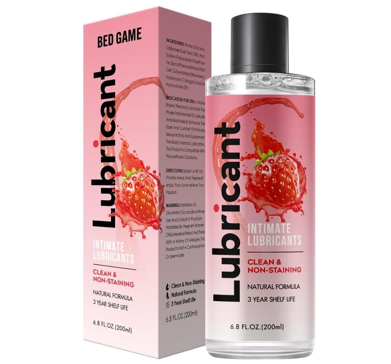 Lubricante Intimo de Fresa Bed Game