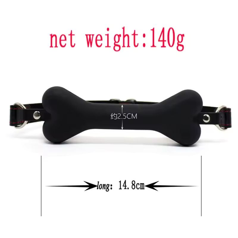 Mordaza Boca Abierta Forma de Huesito