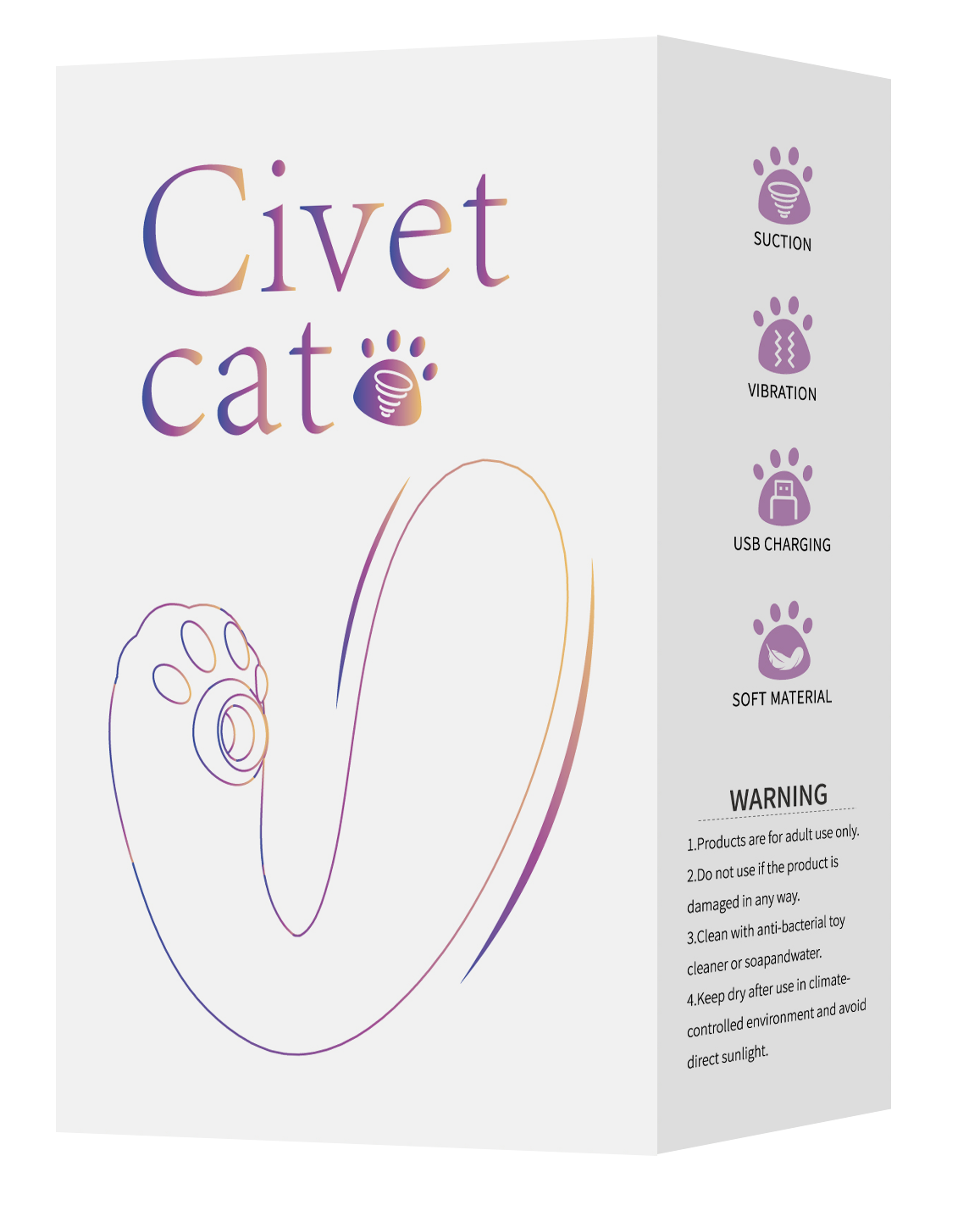 Succionador Estimulador y Vibrador Kitty con APP