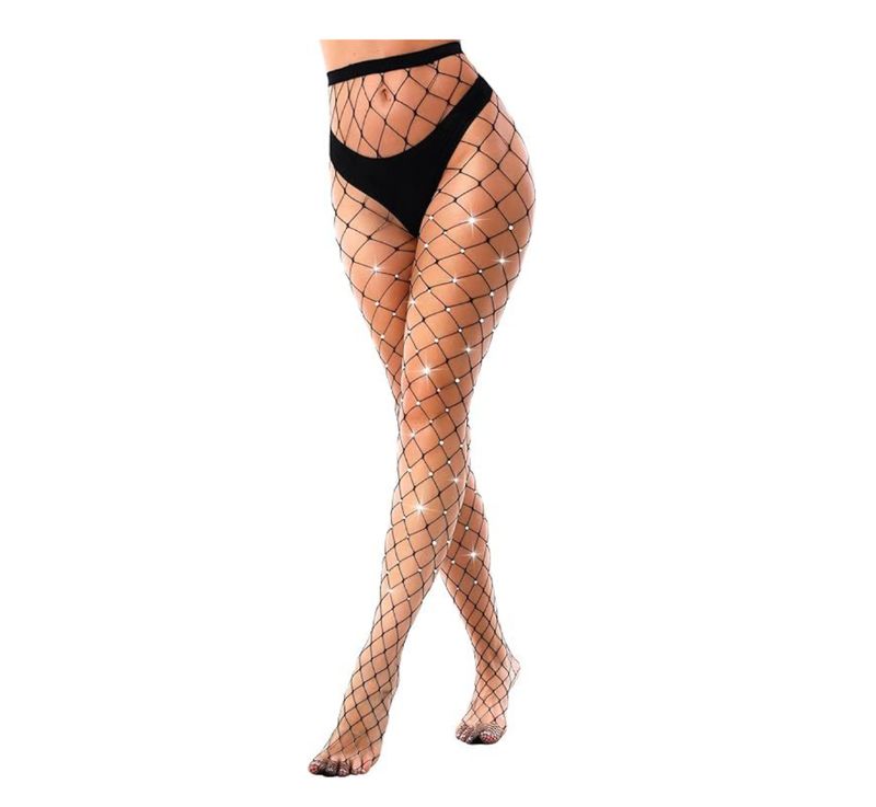 Medias caladas con brillantes