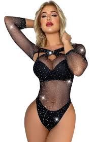 Body erótico con diamantes