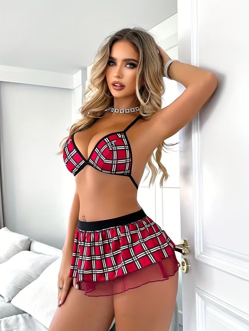 Sexy conjunto de colegiala