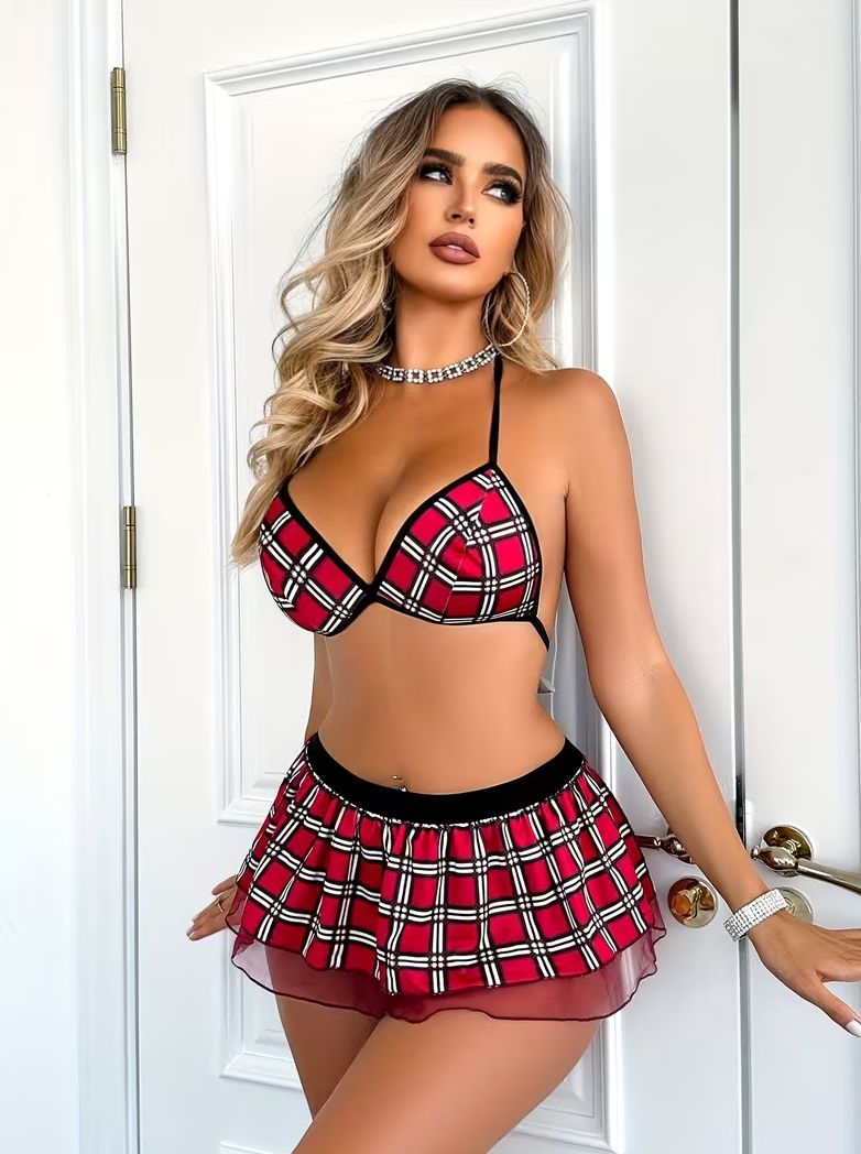 Sexy conjunto de colegiala