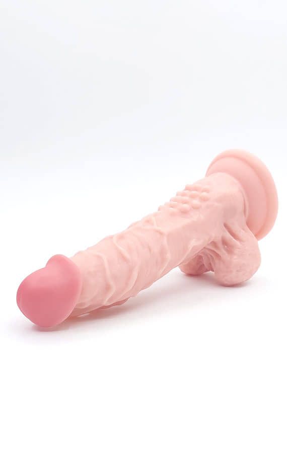 Arnes con Dildo Extra Texturizado y Extra Estimulacion 19cms