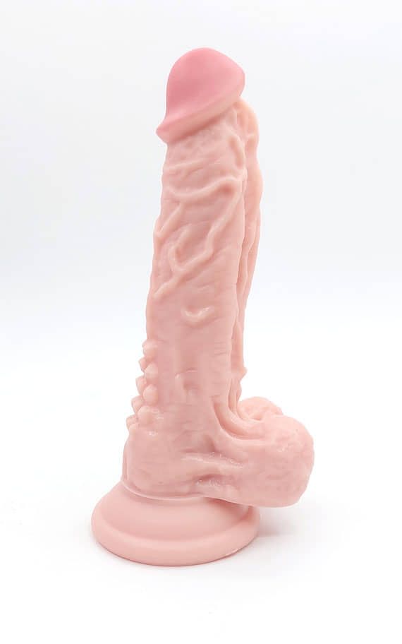 Arnes con Dildo Extra Texturizado y Extra Estimulacion 19cms