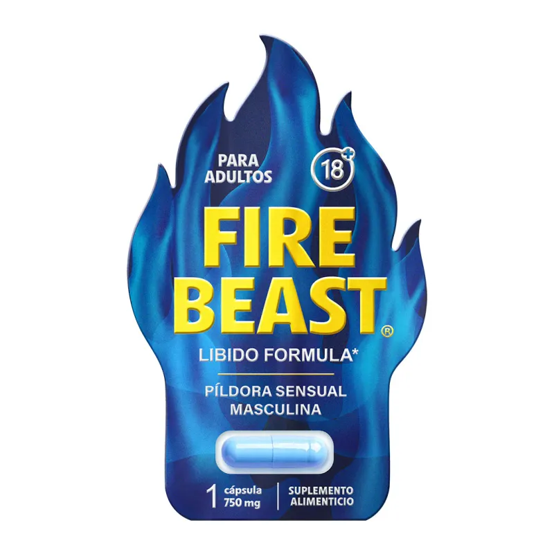 FIRE BEAST Pildora Sensual Masculina