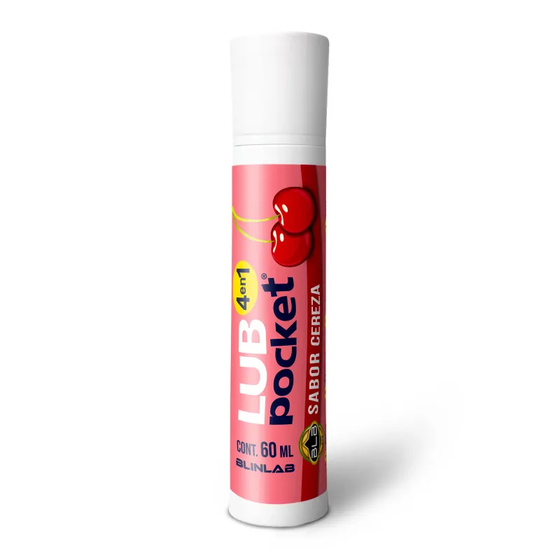 LUB POCKET TERMICO  SABOR CEREZA 4 EN 1 60ML