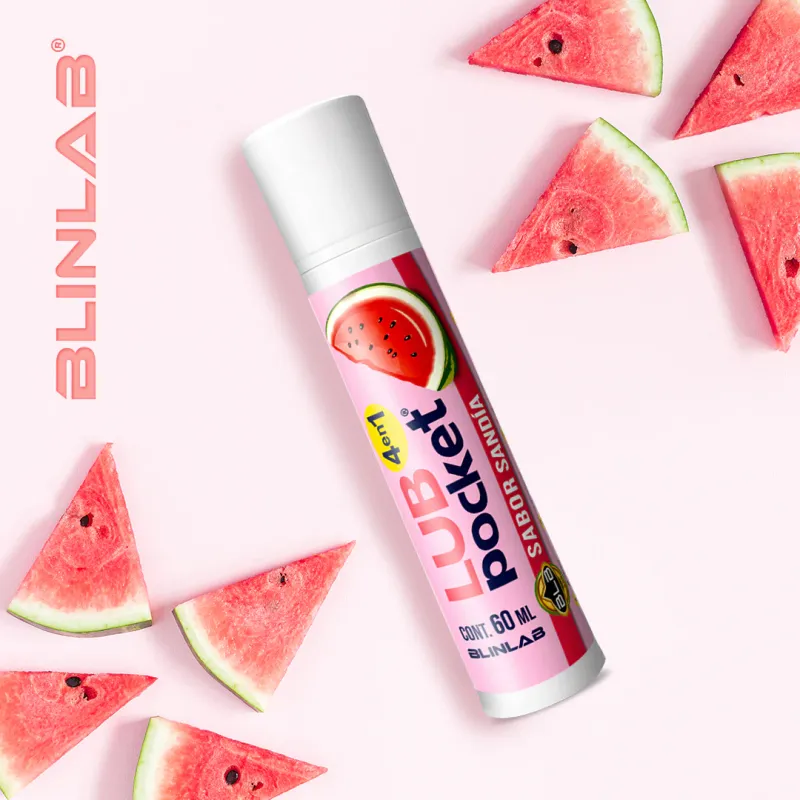 LUB POCKET  TERMICO  SABOR SANDIA 4 EN 1 60ML