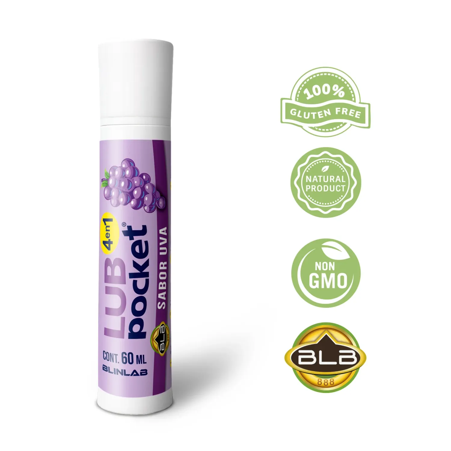 LUB POCKET SABOR UVA 4 EN 1 60ML