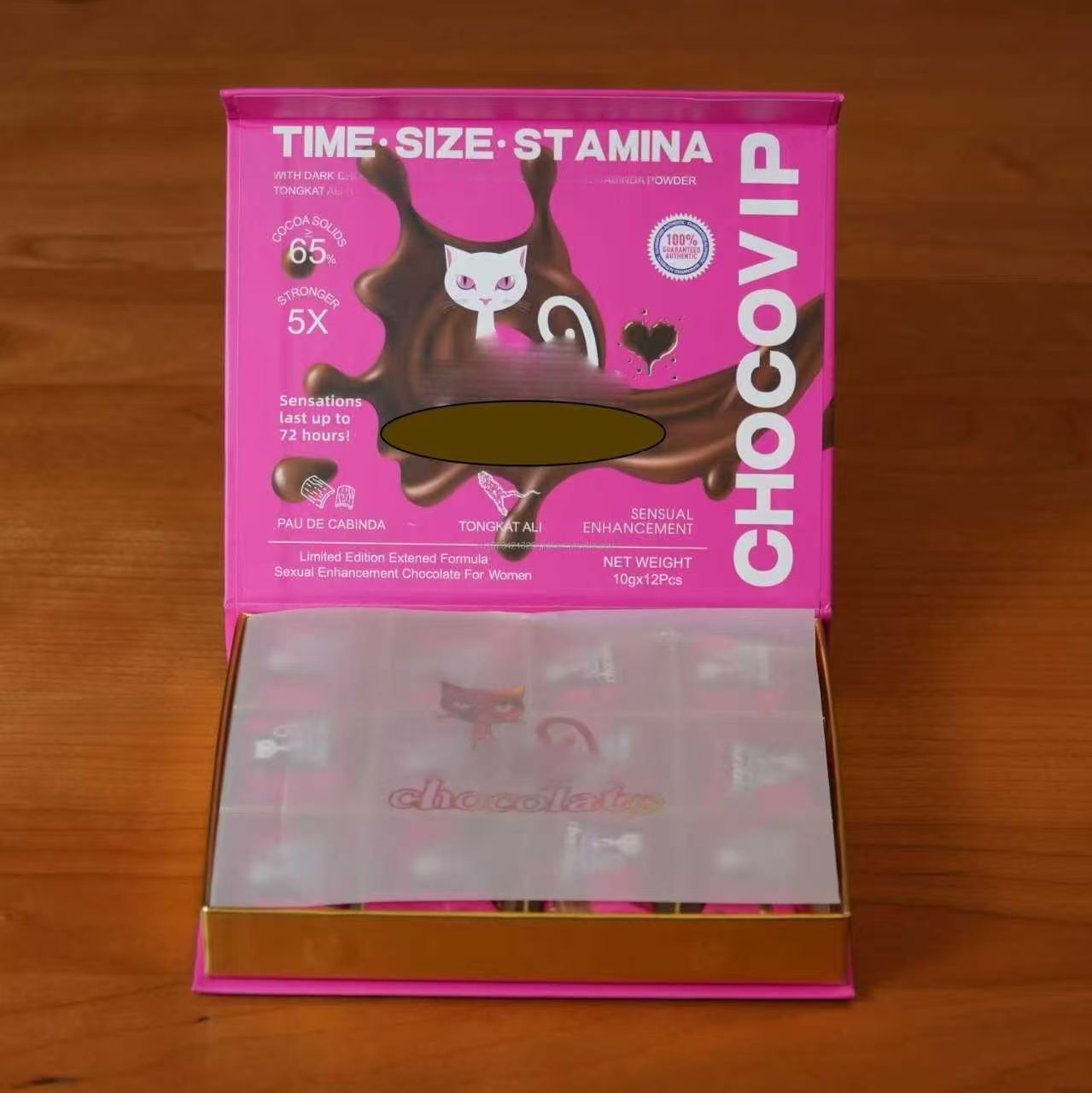 PINK PUSSYCAT CHOCOLATE POTENCIADOR FEMENINO