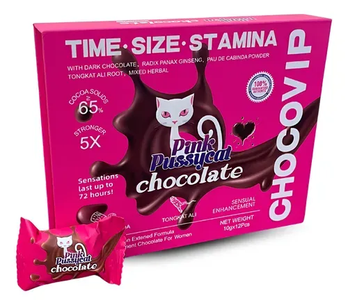 PINK PUSSYCAT CHOCOLATE POTENCIADOR FEMENINO