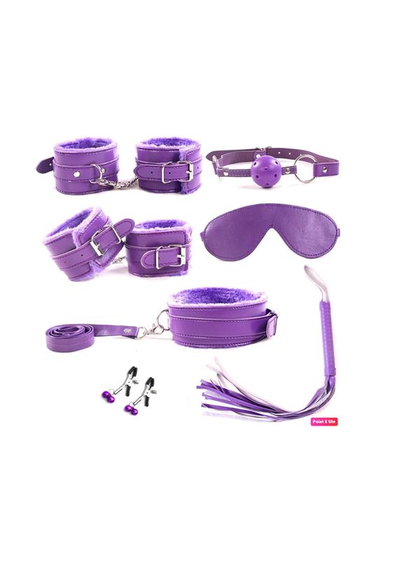 Kit Bondage 7 Piezas Lila