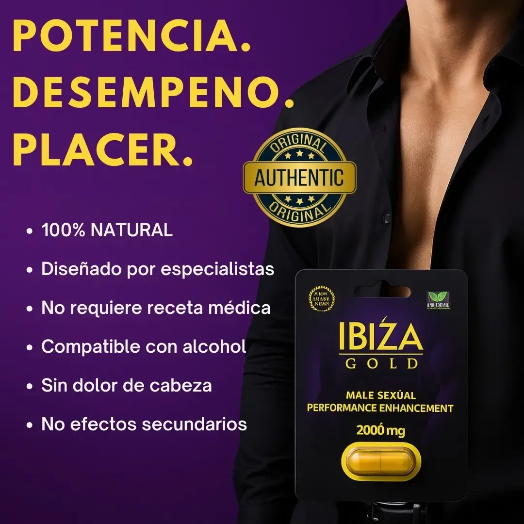 Potenciador Masculino IBIZA GOLD 200mg
