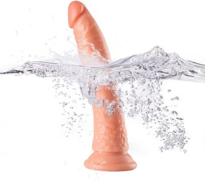 Dildo Ultra Realista 8.3" Sin Testiculos con Ventosa