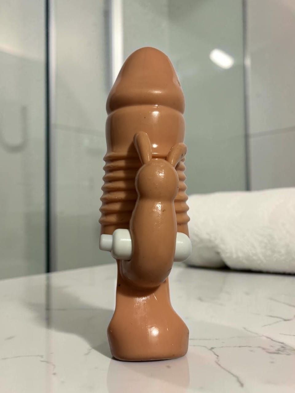 Funda para Pene Ondulada con Vibracion