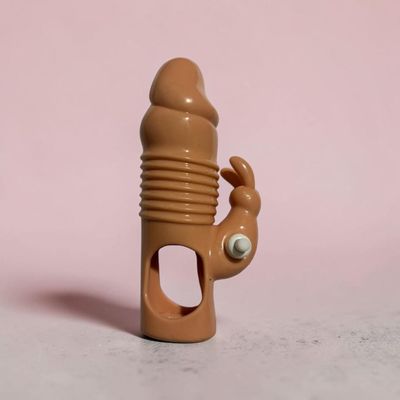 Funda para Pene Ondulada con Vibracion