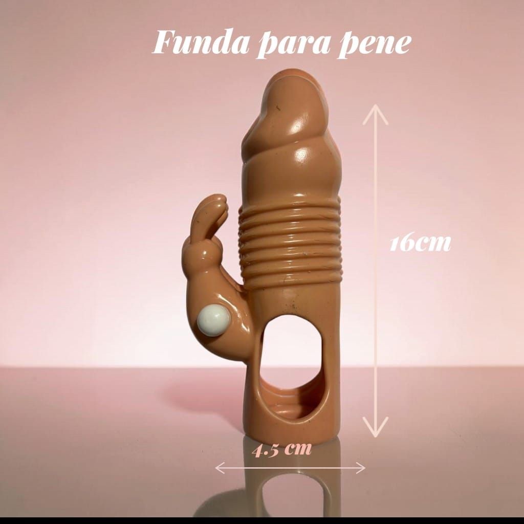 Funda para Pene Ondulada con Vibracion